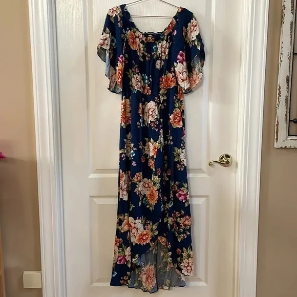 FARM RIO ANTHROPOLOGIE MAXI DRESS SIZE P - Picture 2 of 6